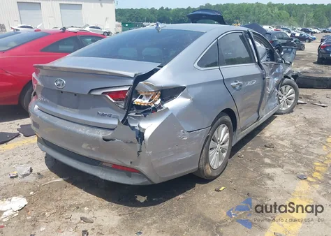 2016 Hyundai Sonata Hybrid Se из США, поврежденный, VIN KMHE24L14GA012423